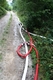 System Wassergasse: Aneinanderreihung von Verteiler, Ziel: zahlreiche C-Strahlrohre in 10m-Abstnden = Wasserwand